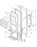 Refrigerator door