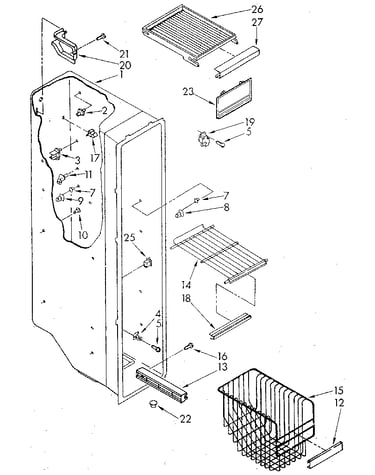Freezer liner