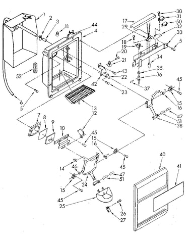 Dispenser front