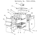 Kenmore 229964380 jacket - section and base diagram