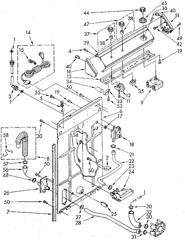 Controls and rear panel