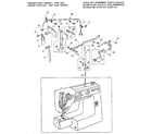 Kenmore 3851258180 needle support assembly diagram