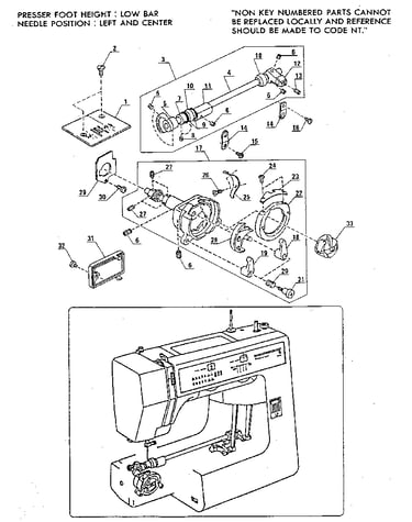 Lower shaft assembly and shuttle race
