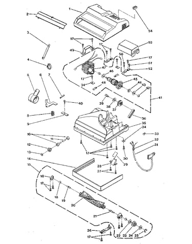 Nozzle and motor assembly