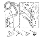 Kenmore 1162943581 hose and attachment diagram