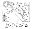 Kenmore 1162645089 hose and attachment diagram