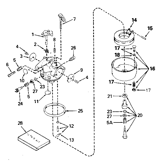 CARBURETOR 632370A (71/143)