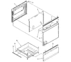 Whirlpool RF365BXVN0 door and drawer diagram