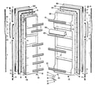 GE TFX20DLC doors diagram