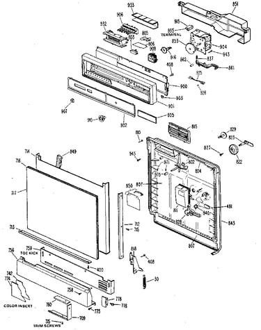 Control panel and front