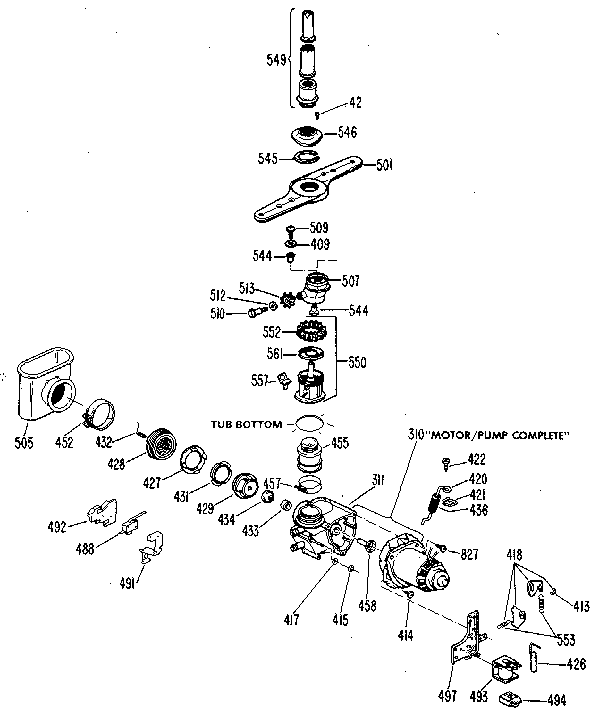 MOTOR-PUMP ASSEMBLY