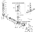 GE GSC702-09 motor - pump assembly diagram