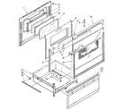 Whirlpool RM988PXVN0 door and drawer diagram