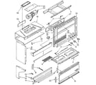 Whirlpool RM988PXVW0 upper chassis and component diagram