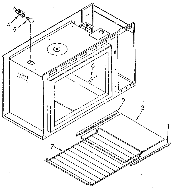 Cabinet and hinge