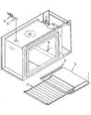 Cabinet and hinge