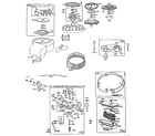 Briggs & Stratton 190700 TO 190799 (2015 - 2044) air cleaner and carburetor assembly diagram