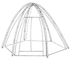 Sears 308771010 frame assembly diagram