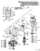 Motor and switch assembly