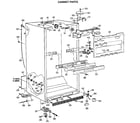 Kenmore 3638795881 cabinet parts diagram