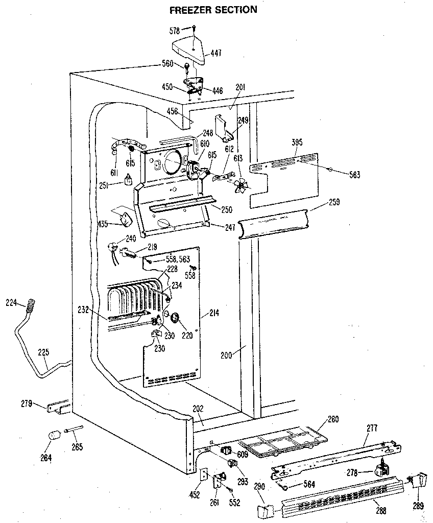 Freezer liner