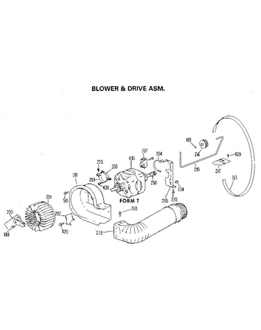 Blower and drive