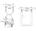 Sears 512725483 swing & trapeze assembly diagram