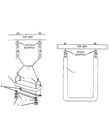 Swing & trapeze assembly