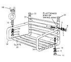 Sears 512720961 adult lawn swing diagram