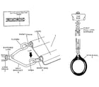 Sears 512720260 swing & gym ring assembly diagram