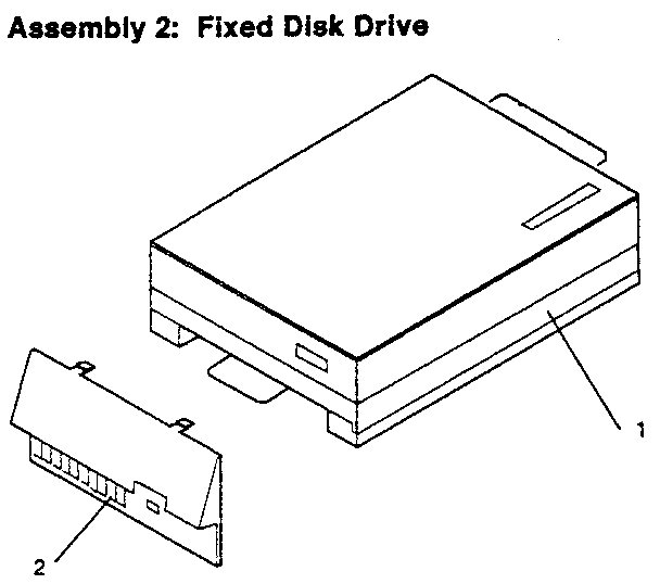 Ibm pc assembly 2: fixed disk drive