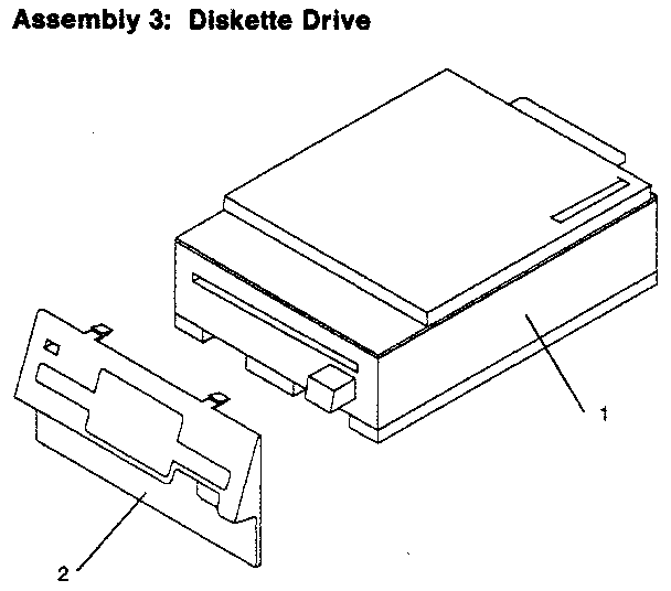 Ibm pc assembly 3: diskette drive