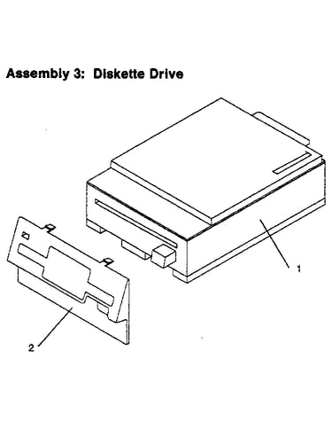 Ibm pc assembly 3: diskette drive