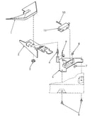 Loading door switch and bracket assembly