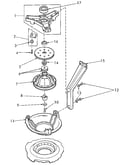 Bearing housing, brake, pulley and pivot dome