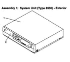 IBM PS/2 8530 ibm computer model: ps/2, 30/286 diagram