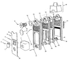 Kenmore 229942361 combustion chamber and flue collector diagram