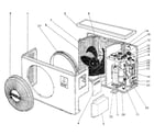 Mitsubishi MUH-09CW outdoor unit (muh-09cw-u1) diagram