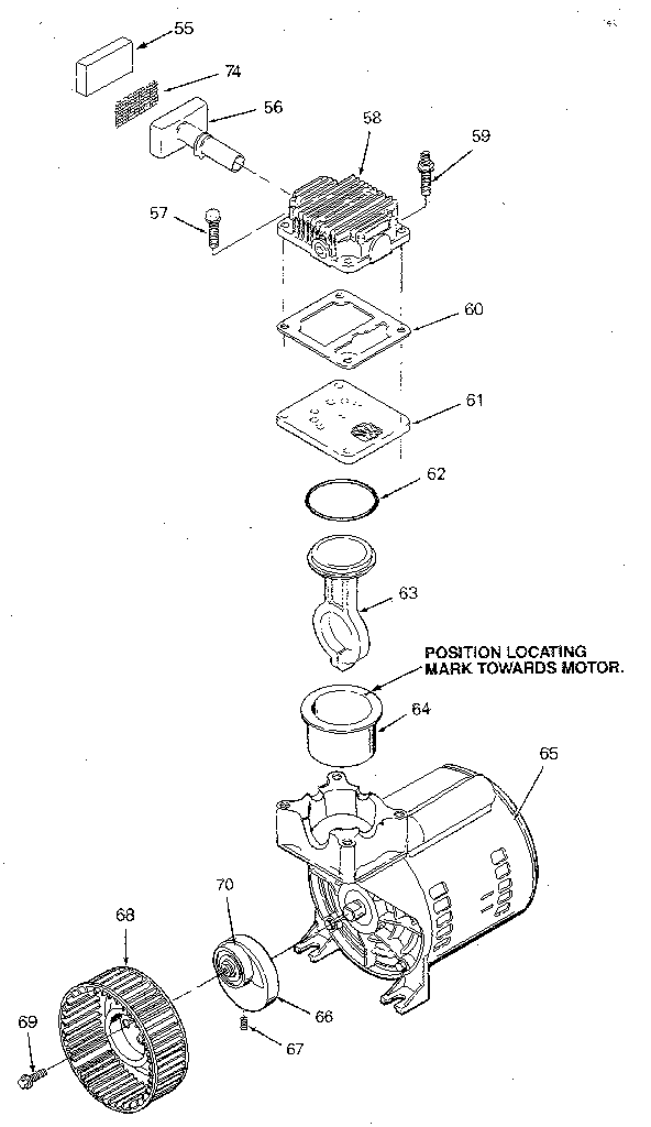 Compressor pump diagram