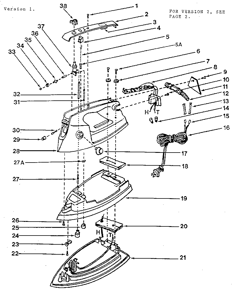 STEAM/DRY IRON VERSION 1