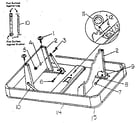 Sears 25081 air hockey table diagram
