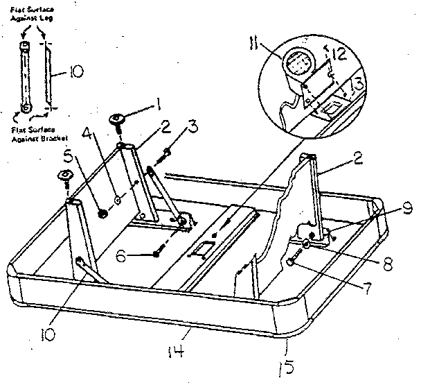 Air hockey table