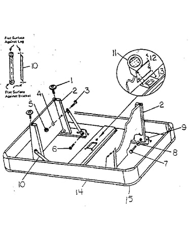 Air hockey table