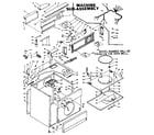 Kenmore 1106208801 machine sub assembly diagram