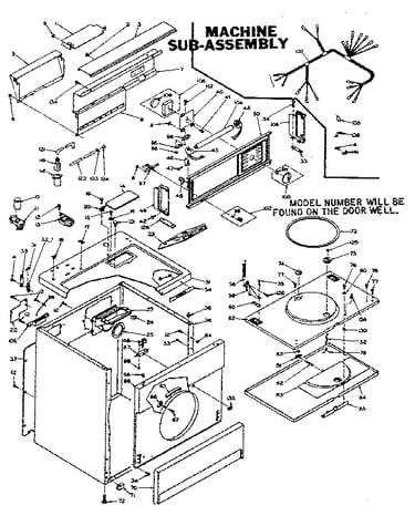 Machine sub assembly