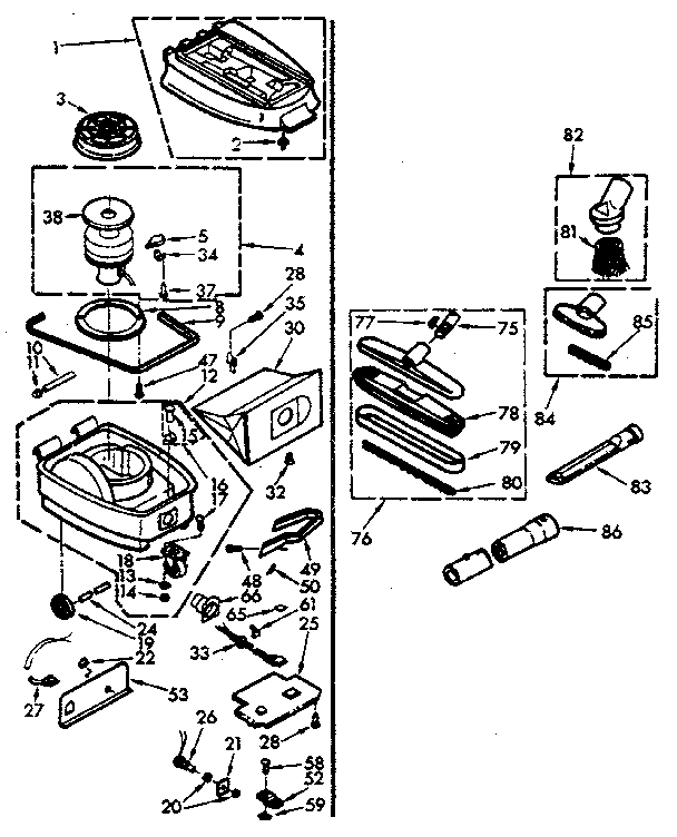 VACUUM CLEANER AND ATTACHMENT