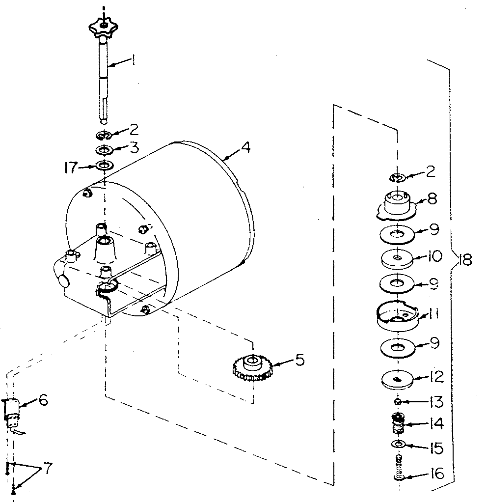 Motor drive assembly