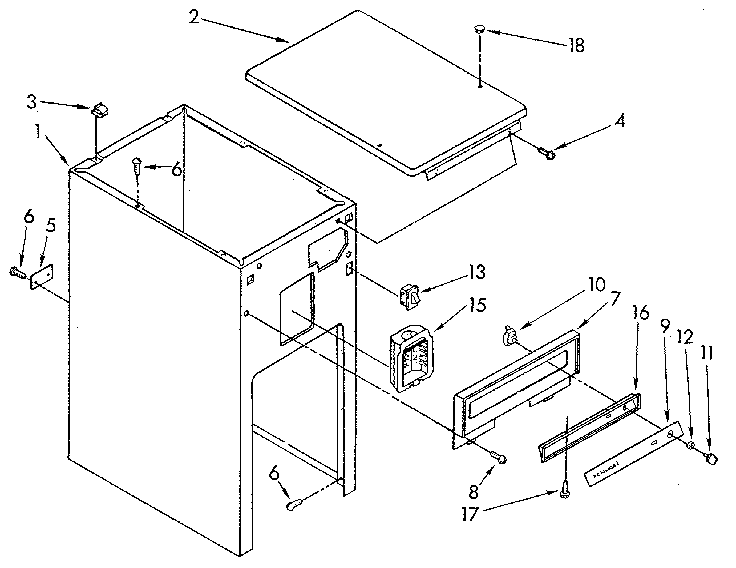 Cabinet and control
