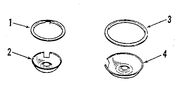 Porcelain pan and chrome ring kit no. 8068 400