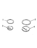 Optional porcelain pan and chrome ring kit no. 8068400